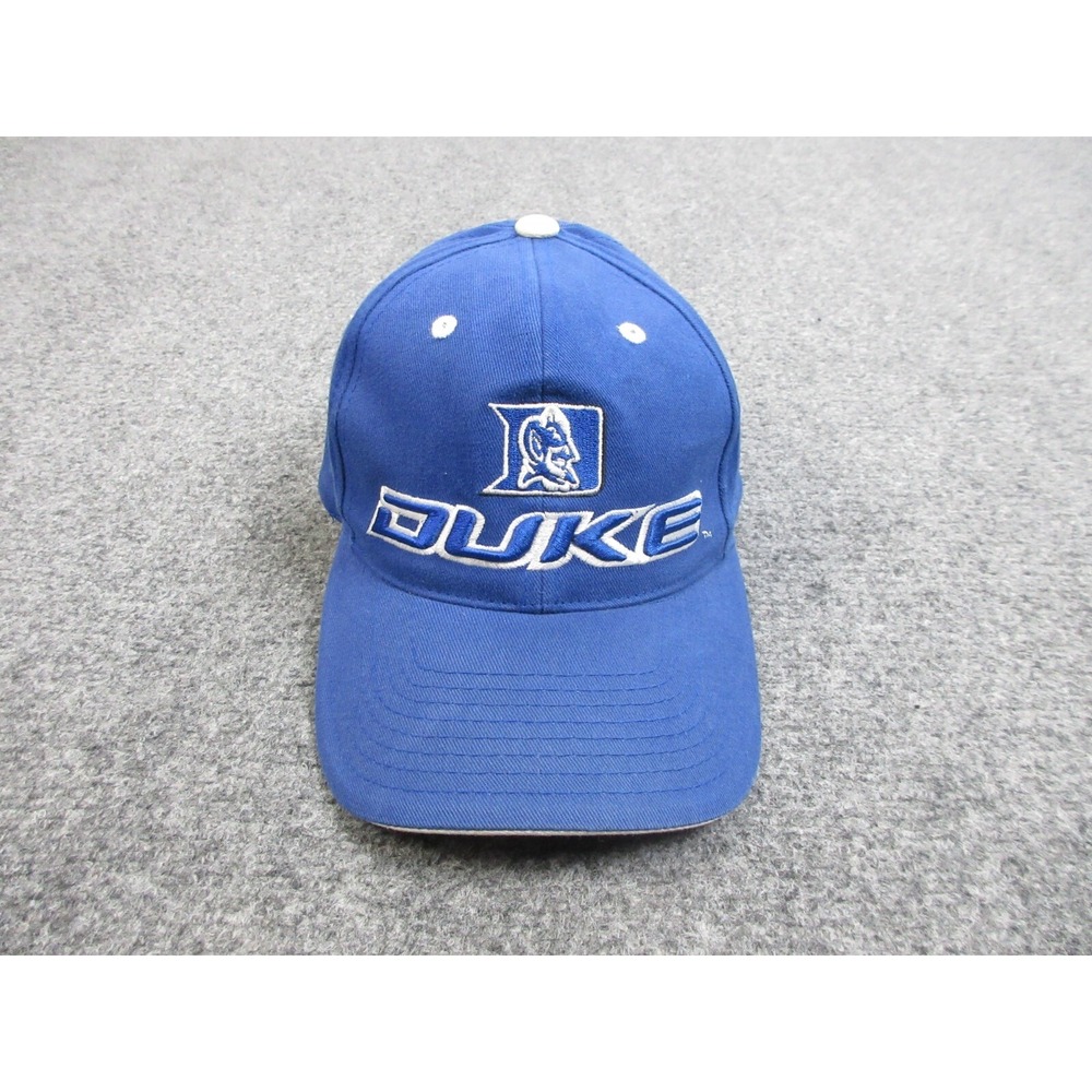 Duke Blue Devils Hat Cap Strap Back Mens One Size Blue NCAA Basketball Twins